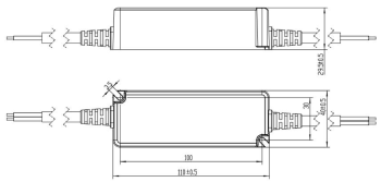 24v 35w GLP GPVP-35-24-VSP Netzteil Spritzwasserfeste IP67